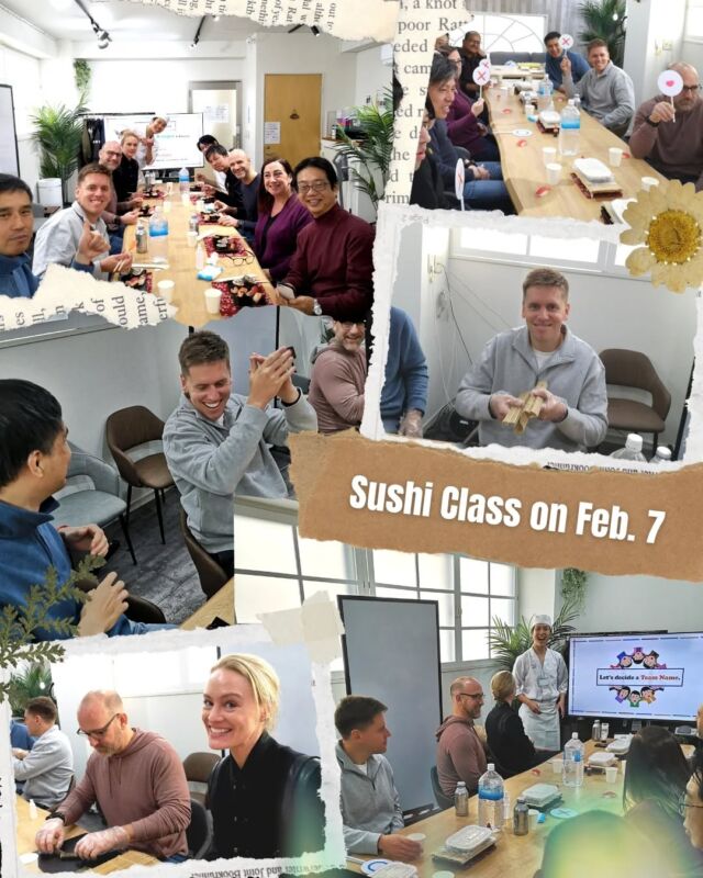 < Sushi Making Class on Feb. 7>
Sushi Making Team building  Workshop
What they made looked so beautiful.
It was so much fun!!
https://www.tokyo-sushi-making-tour.com

#sushipose #sushimaking #sushi #tokyotrip #sushiclass #cookingclasstokyo #thingstodointokyo #tokyosushi #寿司体験 #国際交流 #日本文化体験 #文化体験 #外国人と繋がりたい #寿司教室