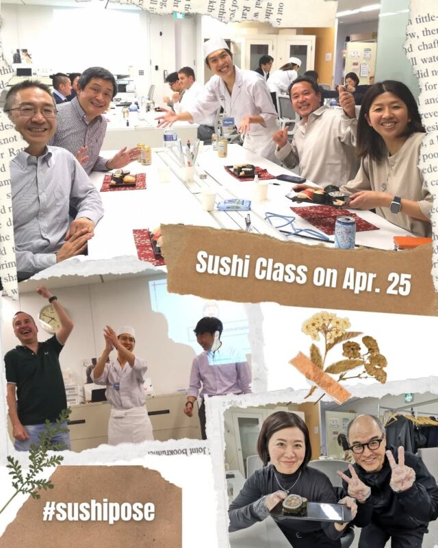 < Sushi Making Class on Apr. 22>
Sushi Making Team building Workshop
It was a blast!
Thank you joining us.
https://www.tokyo-sushi-making-tour.com

#sushipose #sushimaking #sushi #tokyotrip #sushiclass #cookingclasstokyo #thingstodointokyo #tokyosushi #寿司体験 #国際交流 #日本文化体験 #文化体験 #外国人と繋がりたい #寿司教室 #teambuilding #チームビルディング