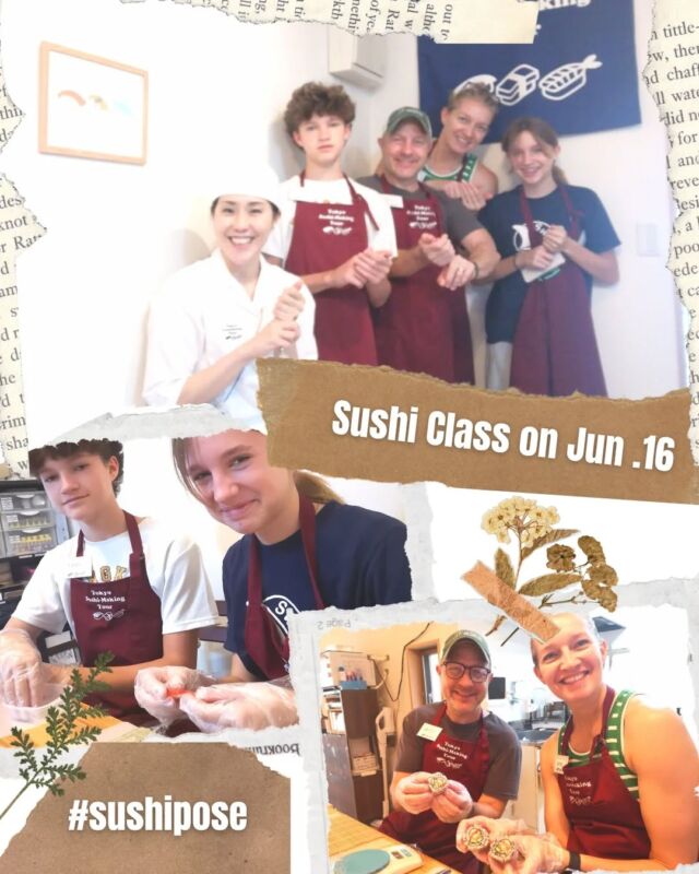 < Sushi Making Class on June 16>

Sushi Making Class for lovely guests from America.

What they made looked so beautiful.

Have a great time in Japan!!

https://www.tokyo-sushi-making-tour.com

#sushipose #sushimaking #sushi #tokyotrip #sushiclass #cookingclasstokyo #thingstodointokyo #tokyosushi #寿司体験 #国際交流 #日本文化体験 #文化体験 #外国人と繋がりたい #寿司教室