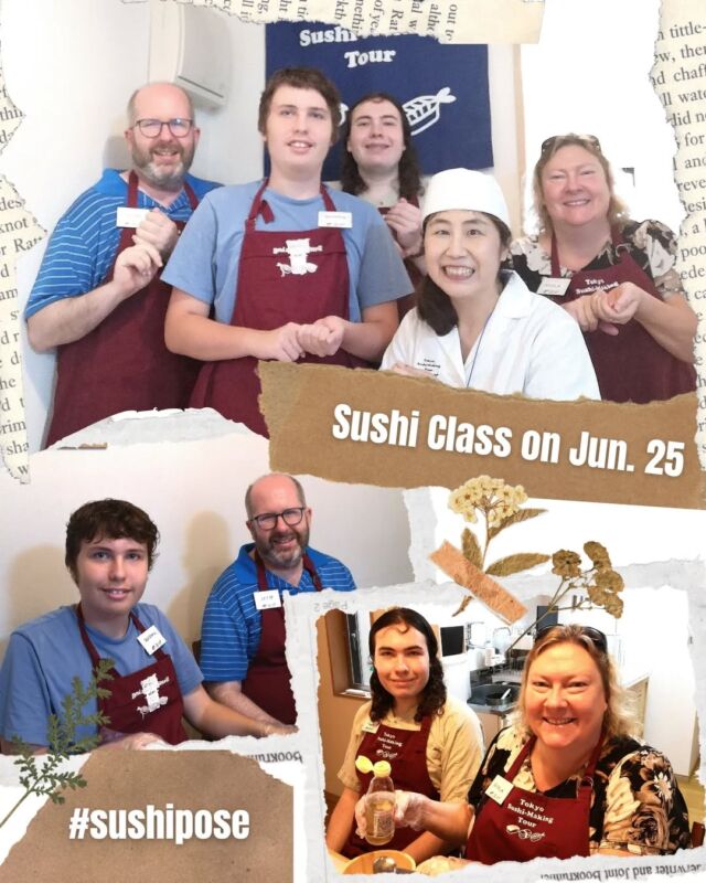 < Sushi Making Class on June 25>

Sushi Making Class for lovely guests from America.

What they made looked so beautiful.

Have a great time in Japan!!

https://www.tokyo-sushi-making-tour.com

#sushipose #sushimaking #sushi #tokyotrip #sushiclass #cookingclasstokyo #thingstodointokyo #tokyosushi #寿司体験 #国際交流 #日本文化体験 #文化体験 #外国人と繋がりたい #寿司教室